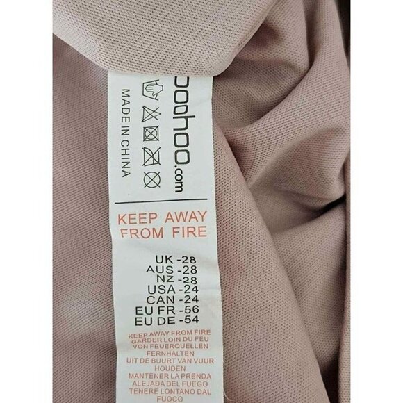 Boohoo Plus Sz Spaghetti Strap Lined Silver Sequined Pink Cami Tank Top … - Picture 4 of 6